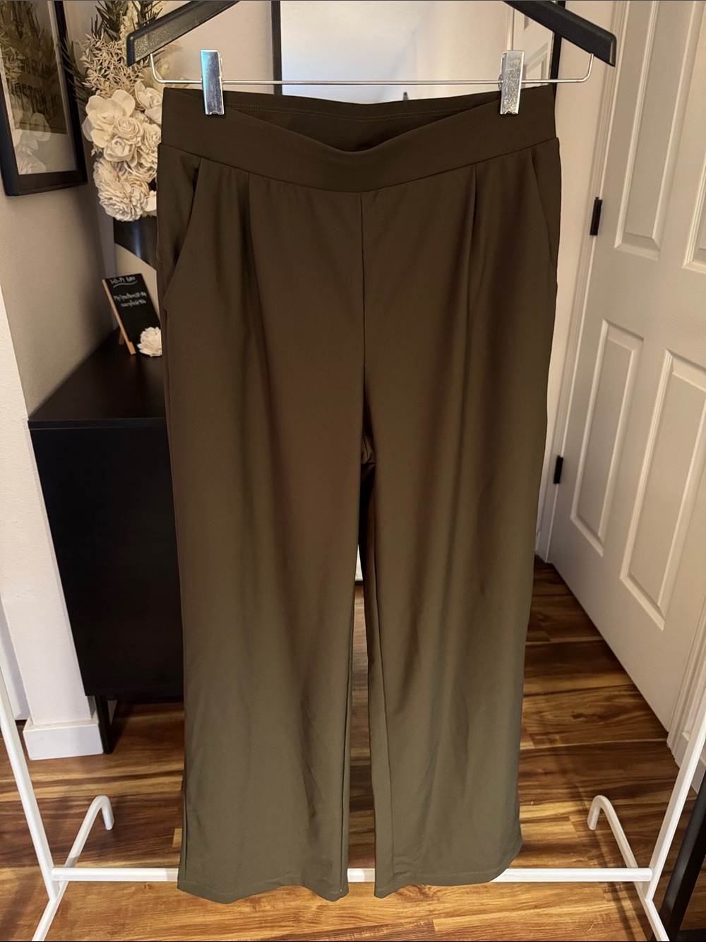 Halara Flex Microwaffle Wide Leg Pant Med Tall